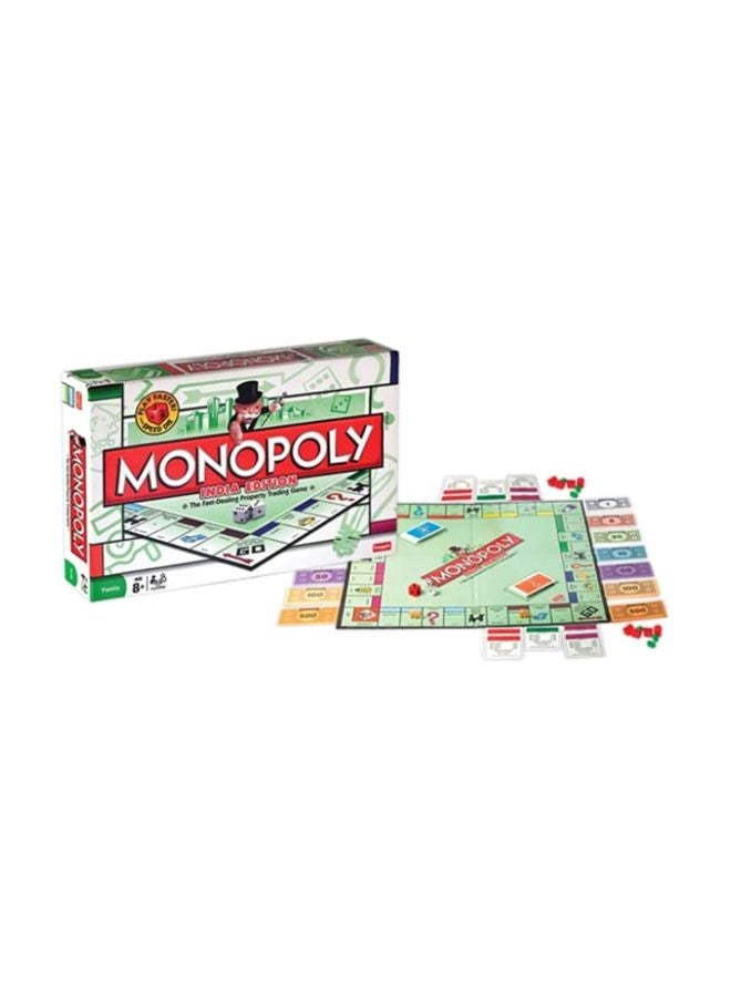 Monopoly India Edition Fast-Dealing Property Trading Game 9527100