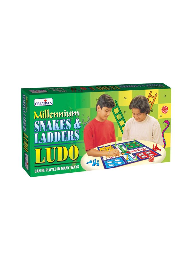 Millennium Snakes And Ladders Ludo Board Game