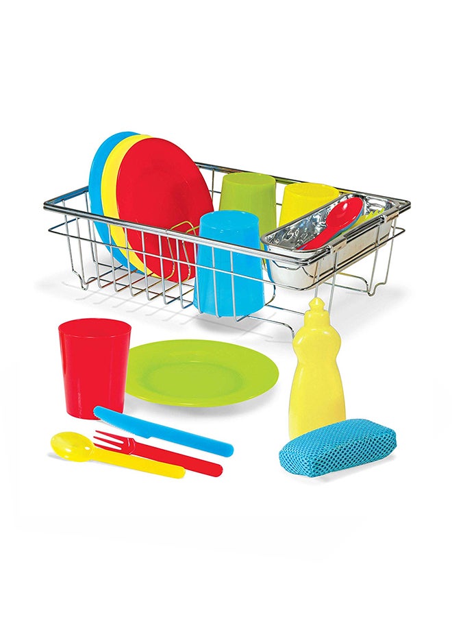 24-Piece Wash And Dry Dish Set