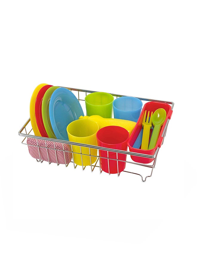 24-Piece Wash And Dry Dish Set