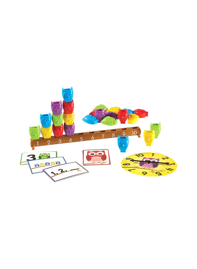 25-Piece Learning Resources 1-10 Counting Owls Activity Set 35.3x19.3x5.3cm