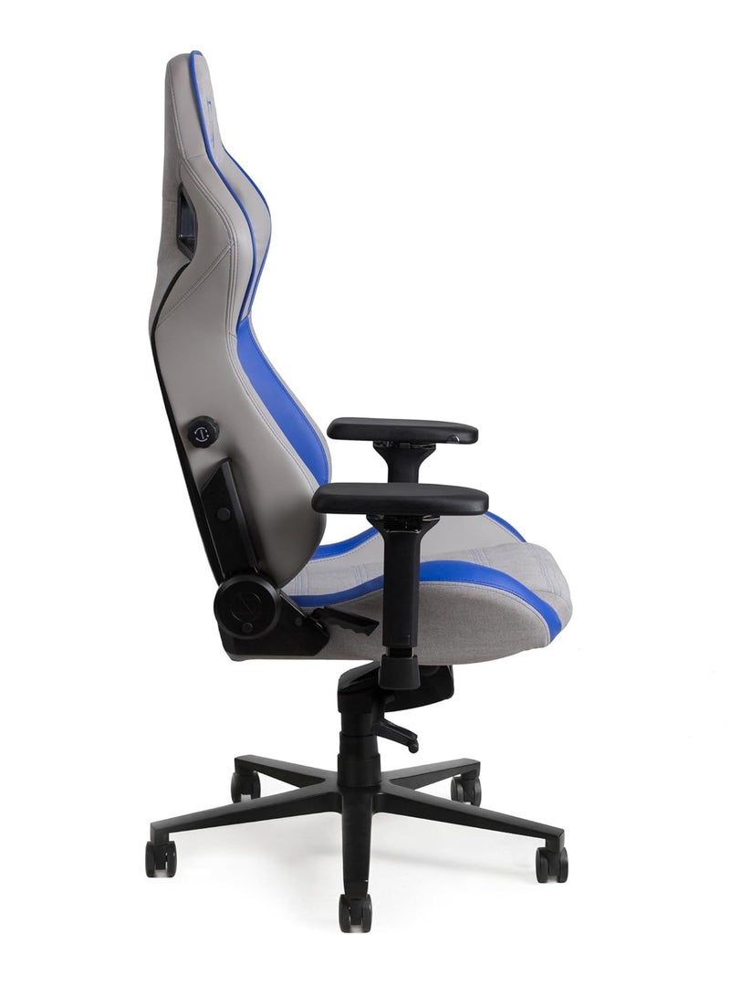 Navodesk APEX AIR Ergonomic Gaming Chair with Magnetic Memory Foam Headrest Lumbar Support RACING BLUE FORMULA SERIES