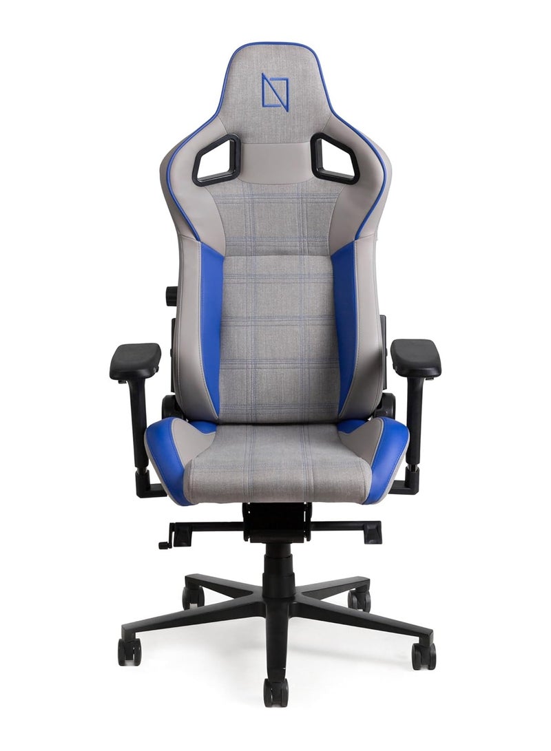 Navodesk APEX AIR Ergonomic Gaming Chair with Magnetic Memory Foam Headrest Lumbar Support RACING BLUE FORMULA SERIES