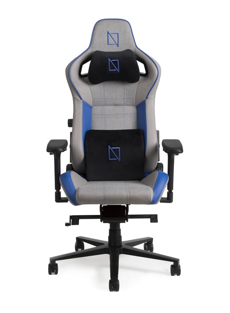 Navodesk APEX AIR Ergonomic Gaming Chair with Magnetic Memory Foam Headrest Lumbar Support RACING BLUE FORMULA SERIES