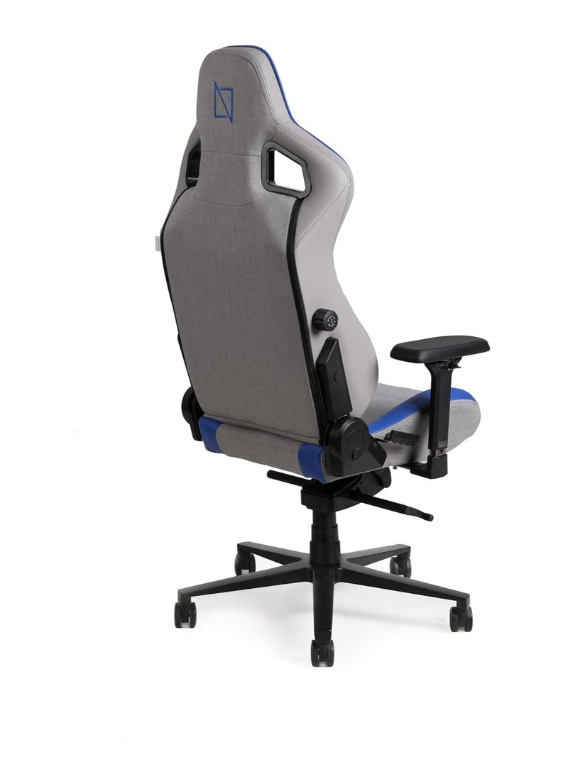 Navodesk APEX AIR Ergonomic Gaming Chair with Magnetic Memory Foam Headrest Lumbar Support RACING BLUE FORMULA SERIES