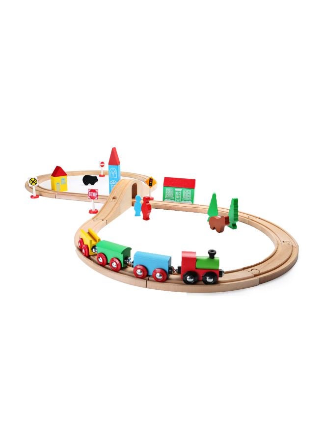37-Piece Wooden Train Set WOODEN337