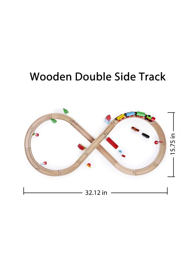 37-Piece Wooden Train Set WOODEN337