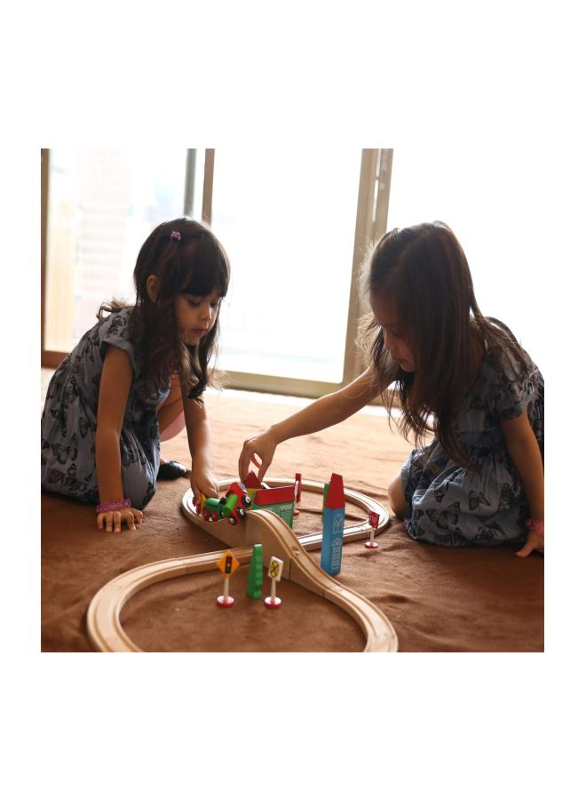37-Piece Wooden Train Set WOODEN337