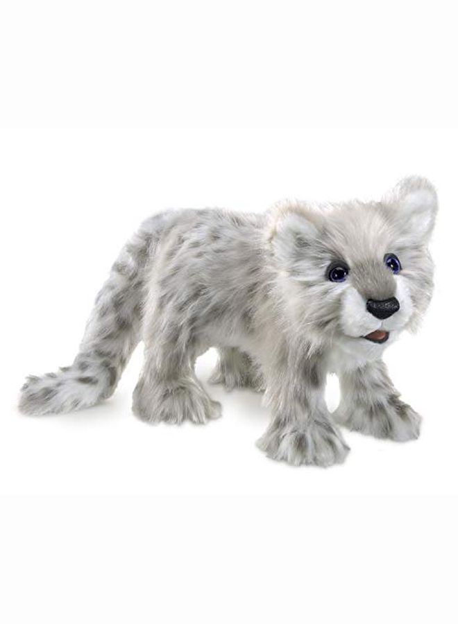 Snow Leopard Cub Hand Puppet