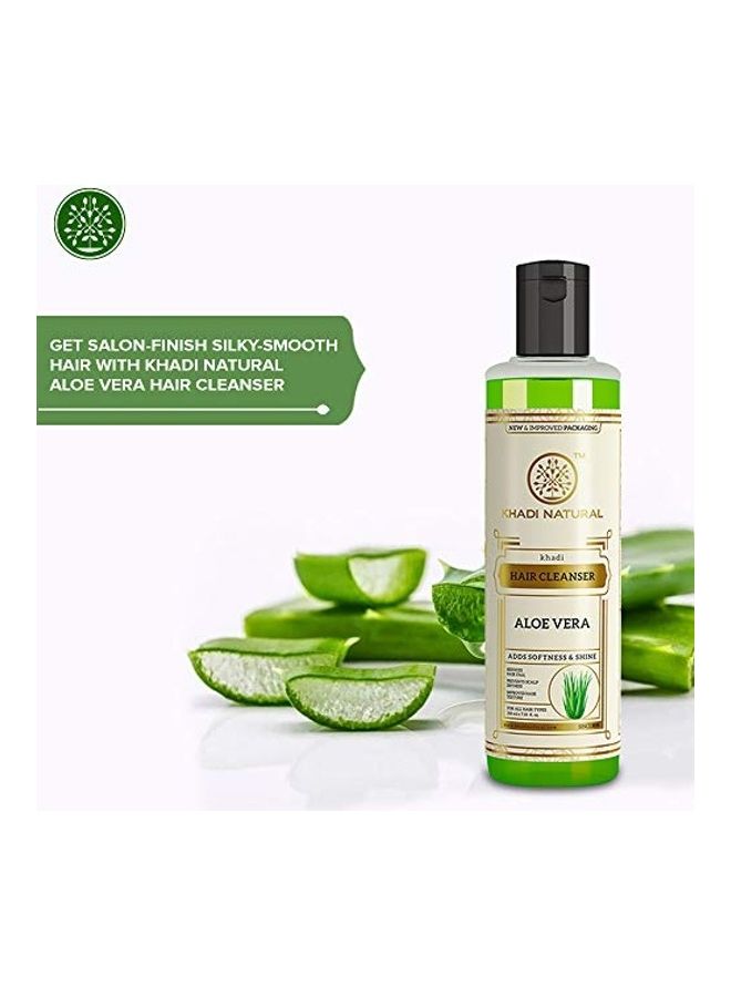 Aloevera Herbal Hair Cleanser Shampoo Green 210ml