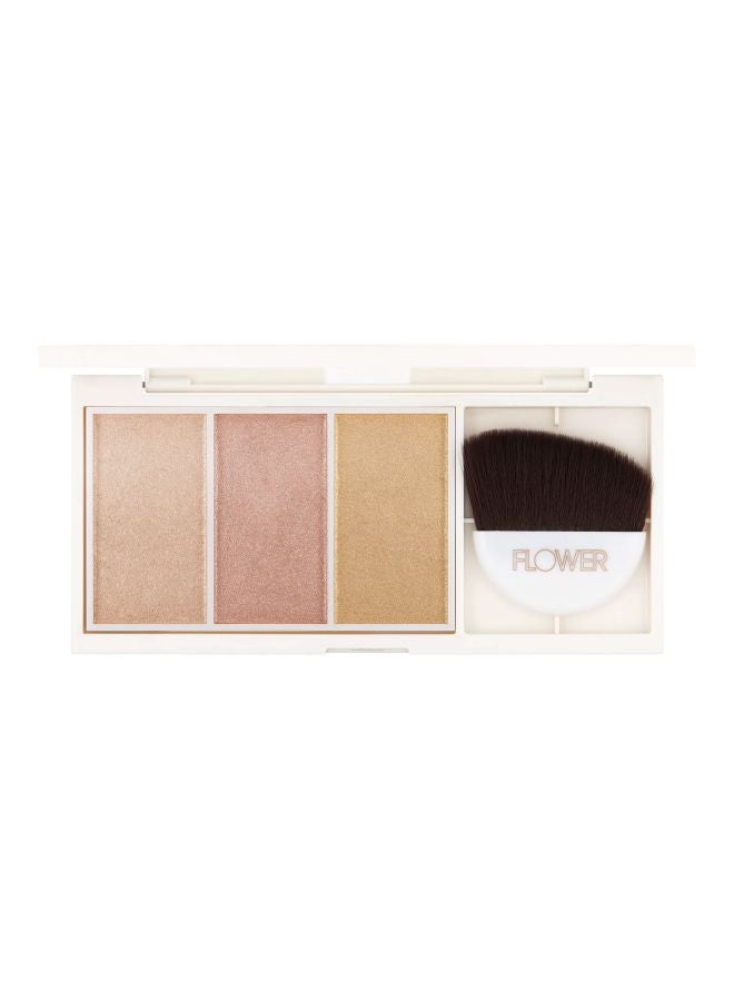 Shimmer And Strobe Highlighting Palette Beige