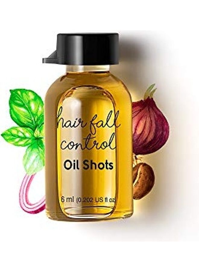 8-Pack Hair Fall Control Booster Oil Shots Multicolour 48ml