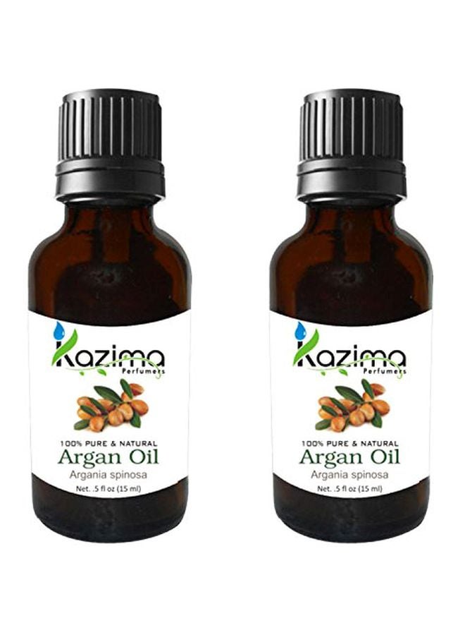 2-Piece Pure Natural Argan Oil 2x15ml