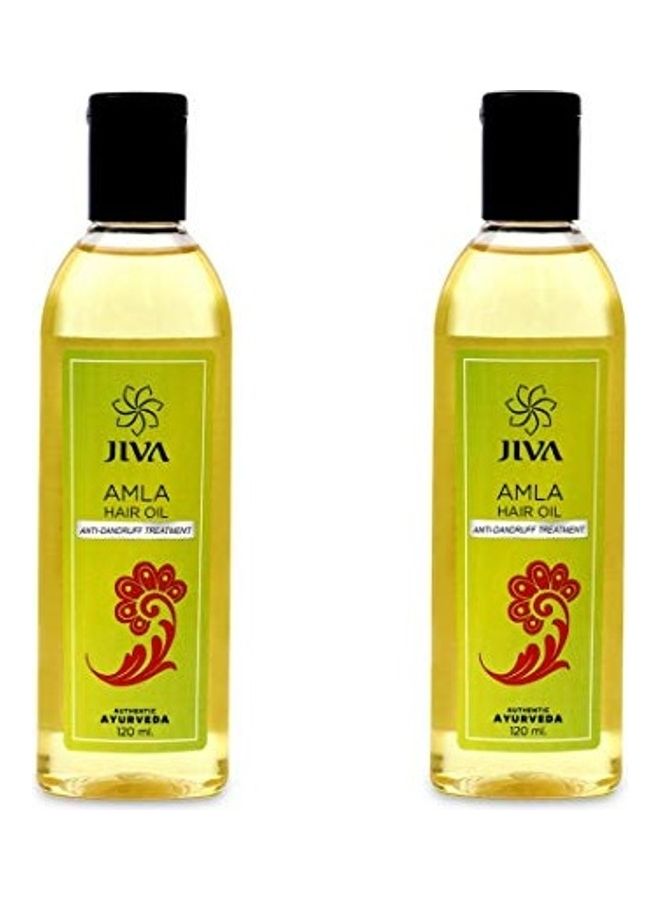 Pack Of 2 Ayurveda Amla Hair Oil Multicolour 240ml