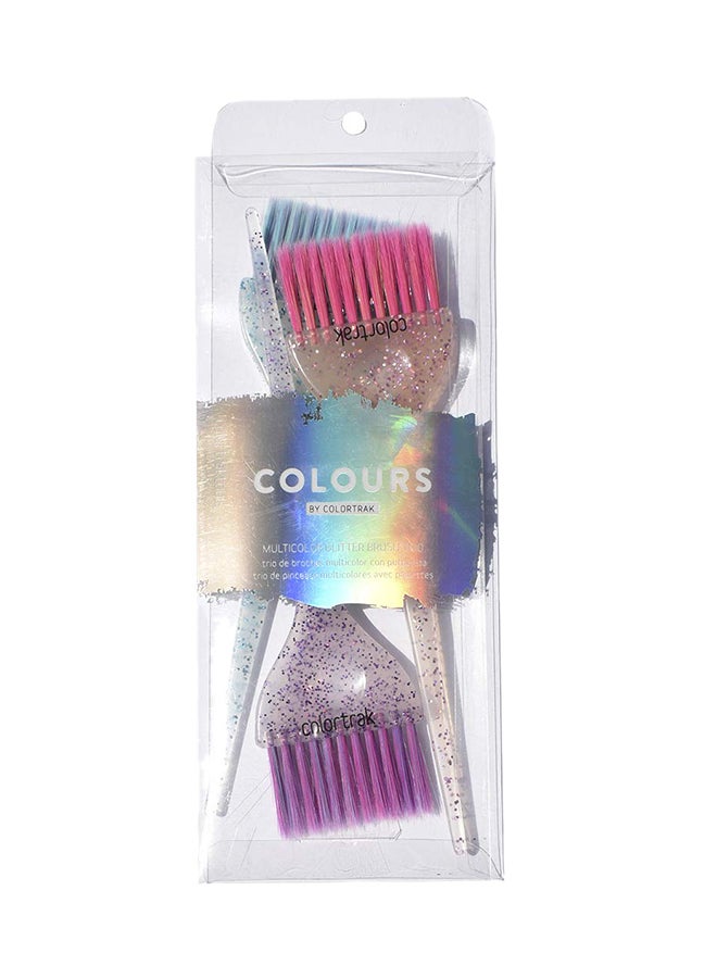 Pack Of 3 Tint Brushes Multicolour 3.5x11x0.25inch