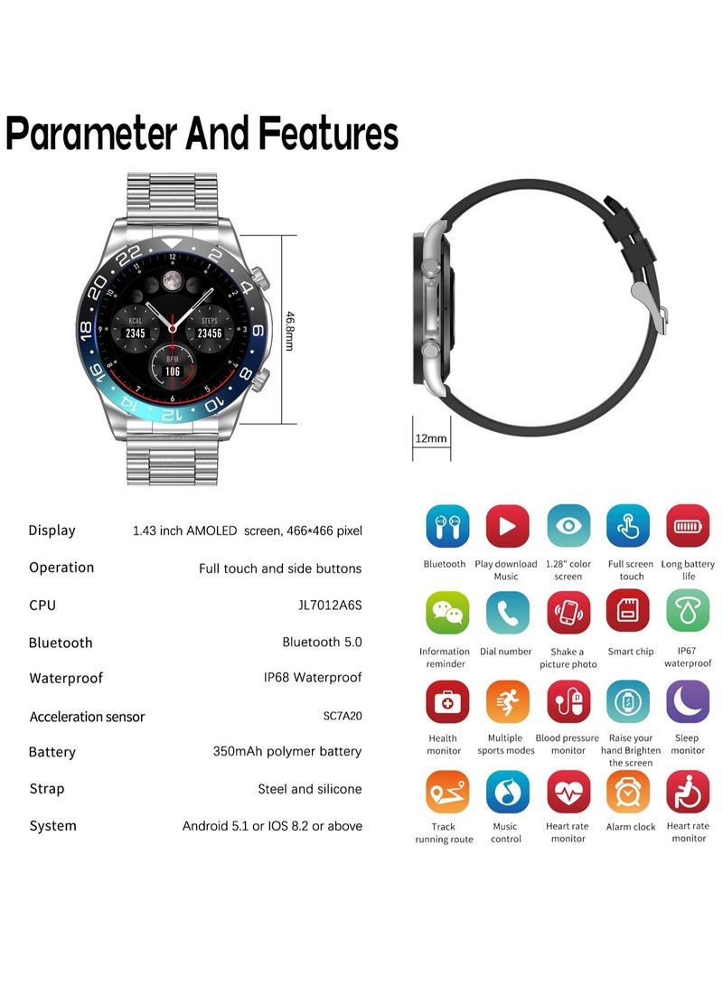 Men's Smartwatch 1.43