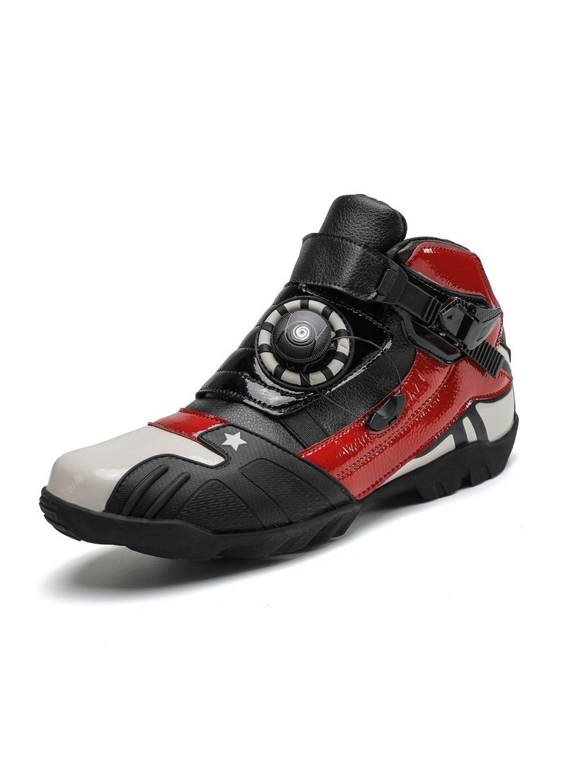 Motorcycle shoes, high top motorcycle shoes, cycling shoes