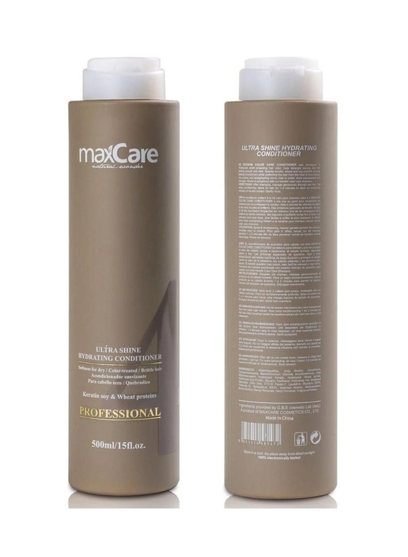 Maxcare Ultra Shine Hydrating Home Care Keratin Conditioner 500ml