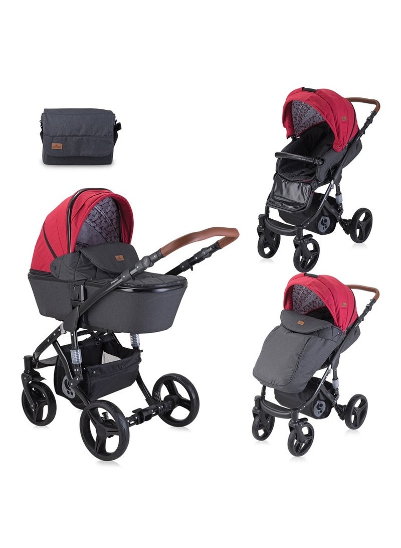 Baby Stroller Rimin i+ Mama Bag Red & Black Lighthouse