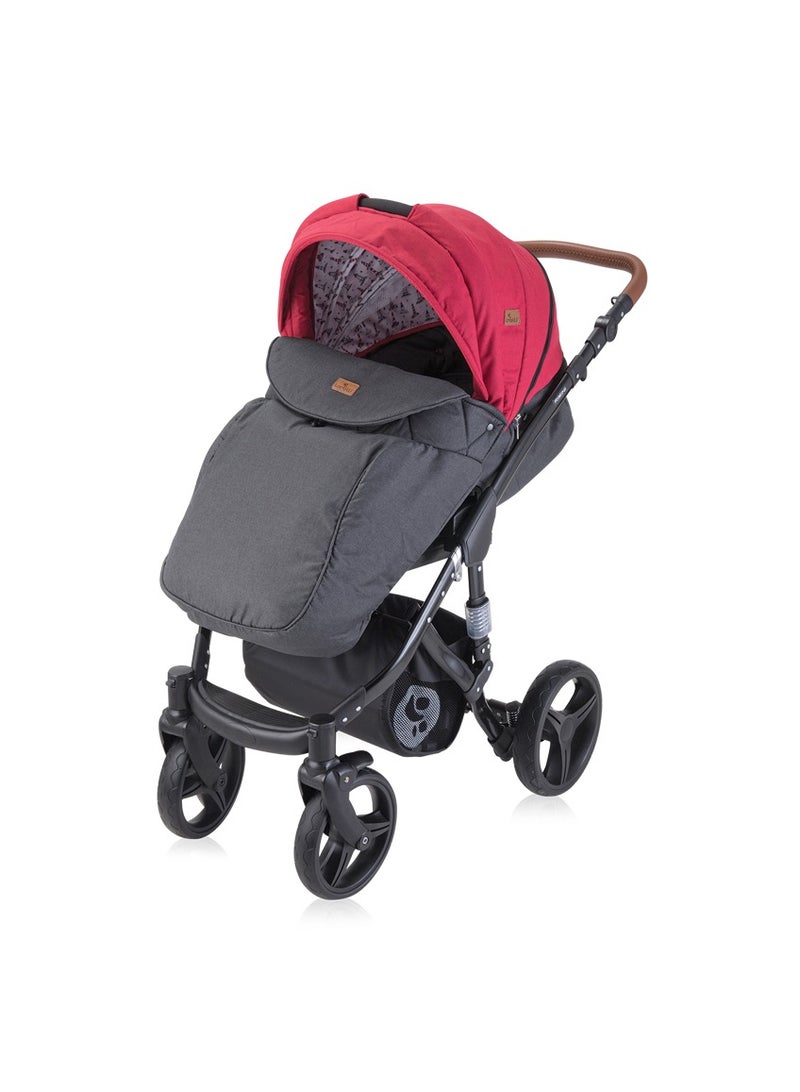 Baby Stroller Rimin i+ Mama Bag Red & Black Lighthouse