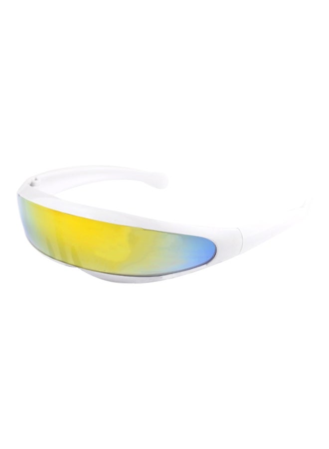unisex Sunglasses UV400 Personality Mirrored Lenses Costume Eyewear Glasses