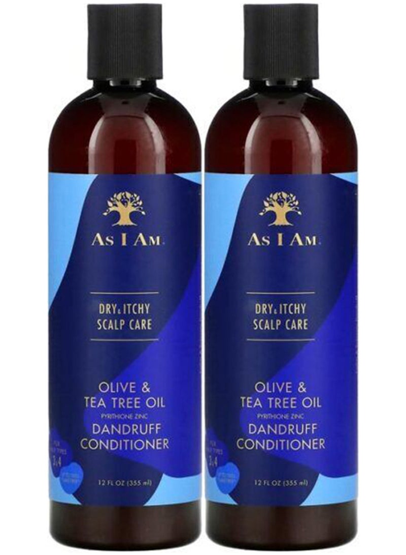 Dry And Itchy Scalp Care Olive And Tea Tree Oil Conditioner 2 Pack