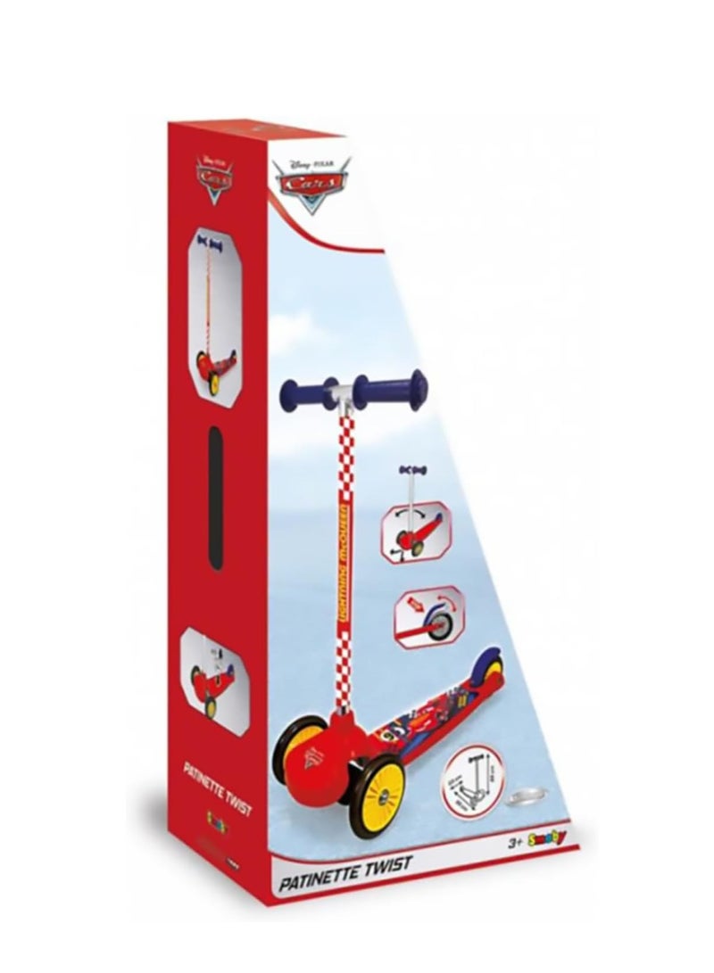 Smoby Disney Cars 3-Wheeled Twist Scooter
