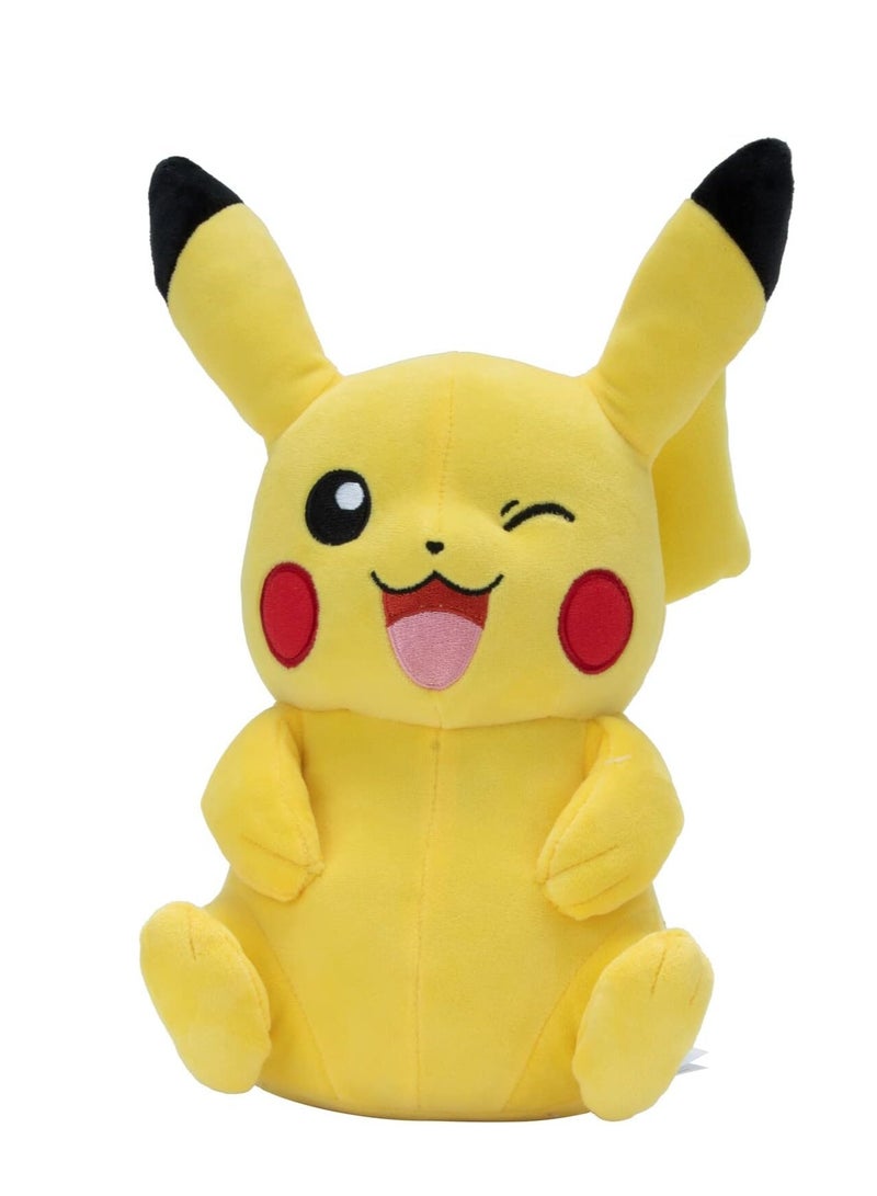 Pokemon Plush Winking Pikachu - 12 Inches