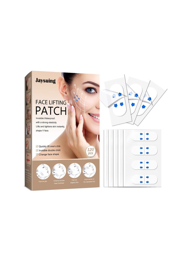 Jaysuing Invisible Facial Lifting Tape tightens and tightens chinfades fine lines and shapes V shape