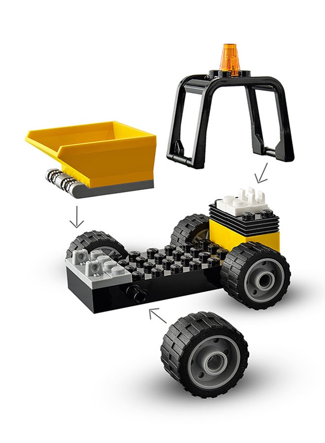 60284 City Roadwork Truck  Building Kit 58 Pieces 58 4+ Years