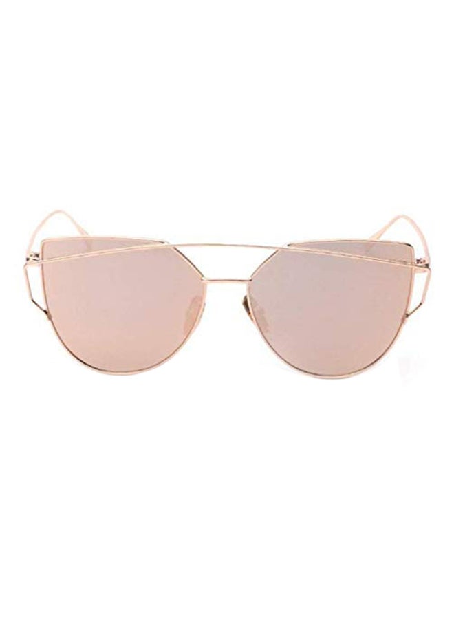 Women's Mirrored Classic Cat Eye Sunglasses
