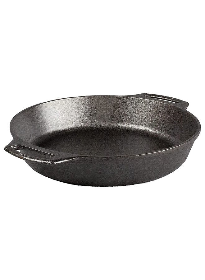 Lodge BW10BSK 10.25 Inch Seasoned Cast Iron Baker's Skillet Black