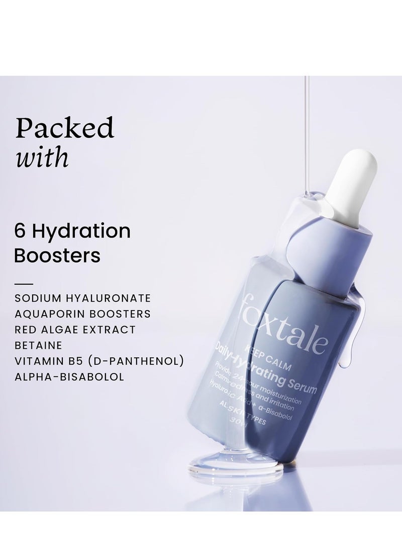 Foxtale Hyaluronic Acid Aquaporin Boosters Chamomile Extract Face Serum 30ml