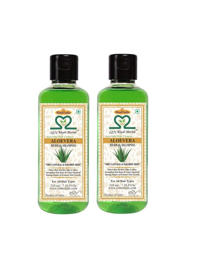 Ayurvedic Aloevera Shampoo 210 Ml (Pack Of 2)