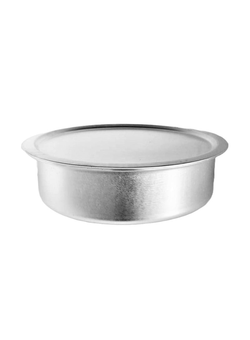 Aluminium Shallow Cooking Pot Tope set with Lid 13