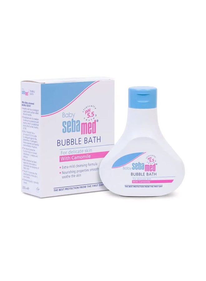Baby Bubble Bath For Delicate Skin With Camomile - 200 ml