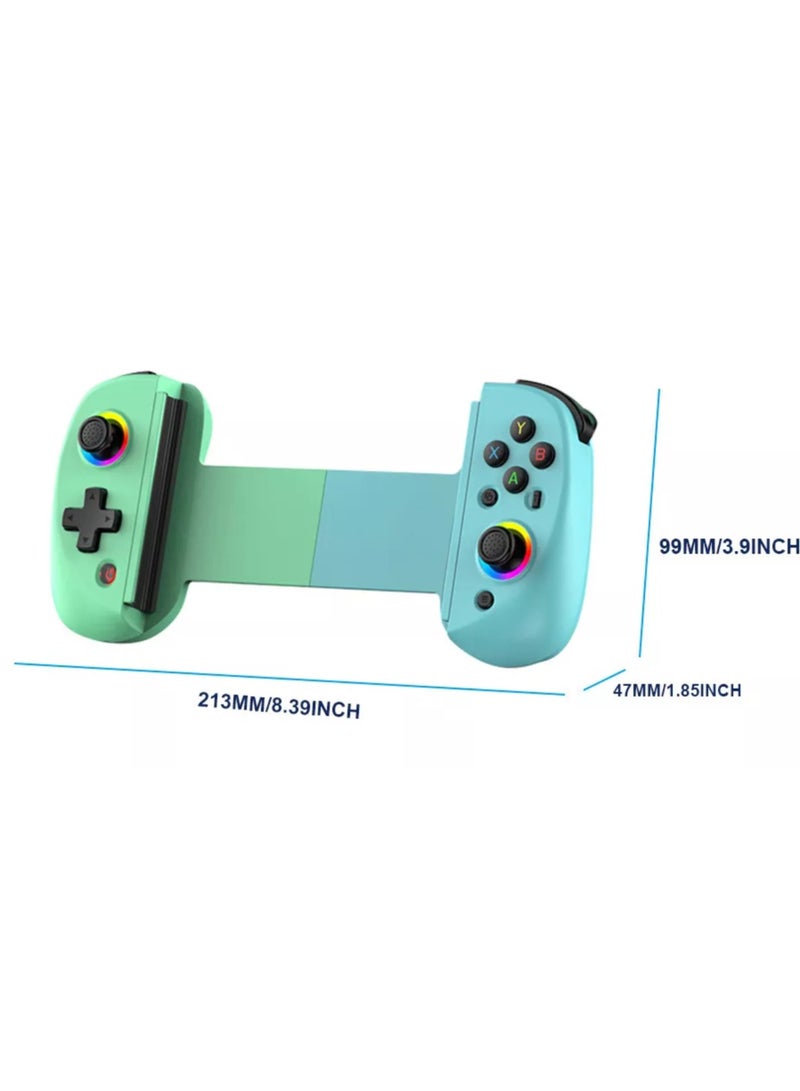 D8 Telescopic Mobile Phone Gamepad Bluetooth-Compatible5.2 Wireless Game Controller Joystick for Android IOS Ps3 Ps4 Switch PC