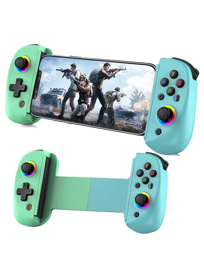 D8 Telescopic Mobile Phone Gamepad Bluetooth-Compatible5.2 Wireless Game Controller Joystick for Android IOS Ps3 Ps4 Switch PC