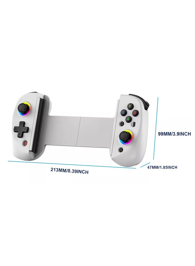 D8 Telescopic Mobile Phone Gamepad Bluetooth-Compatible5.2 Wireless Game Controller Joystick for Android IOS Ps3 Ps4 Switch PC