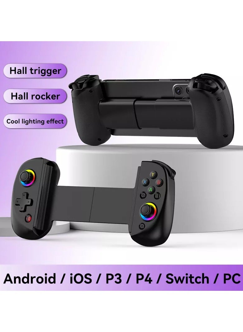 D8 Telescopic Mobile Phone Gamepad Bluetooth-Compatible5.2 Wireless Game Controller Joystick for Android IOS Ps3 Ps4 Switch PC