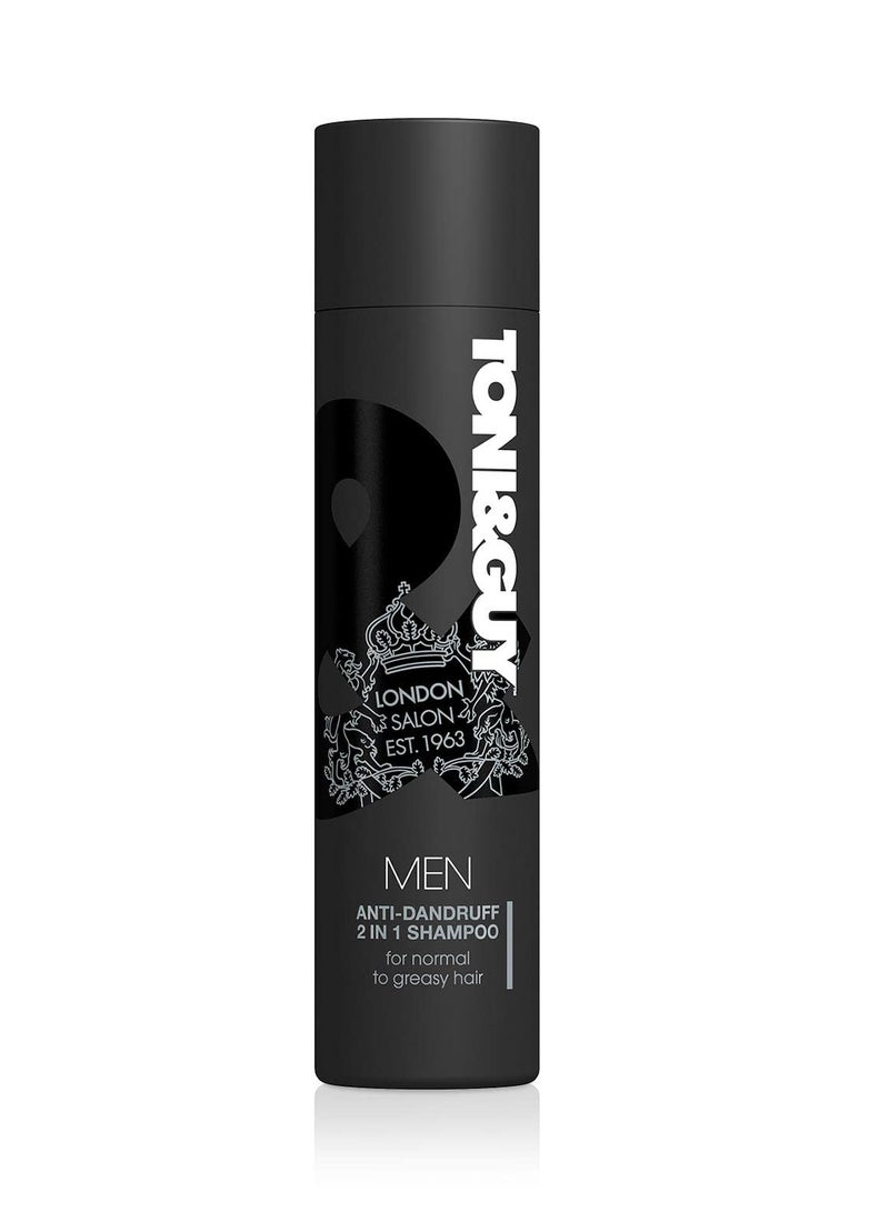 Toni and Guy Anti Dandruff 2 in 1 Shampoo and Conditioner with Mineral Extract 50 ml