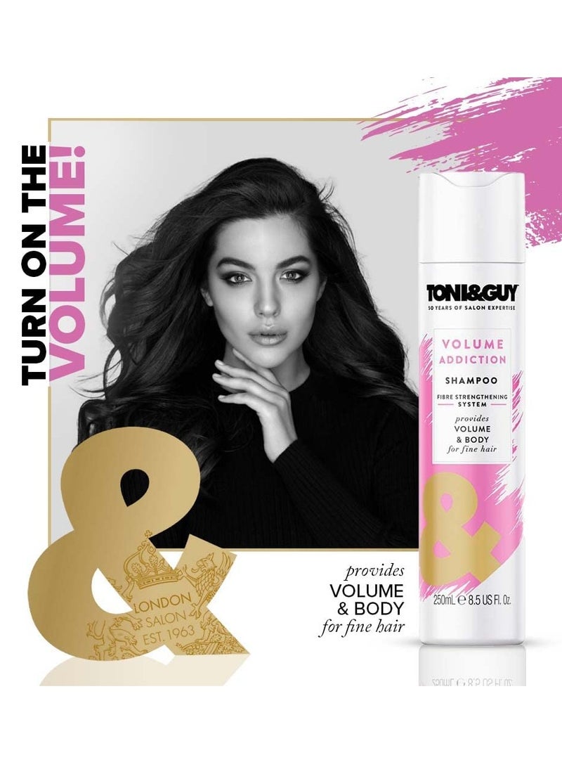 Toni and Guy Volume Addiction Shampoo for Fine Flat Hair 250ml