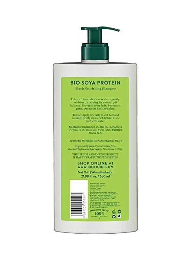 Bio Soya Protein Fresh Nourishing Shampoo Multicolour 650ml