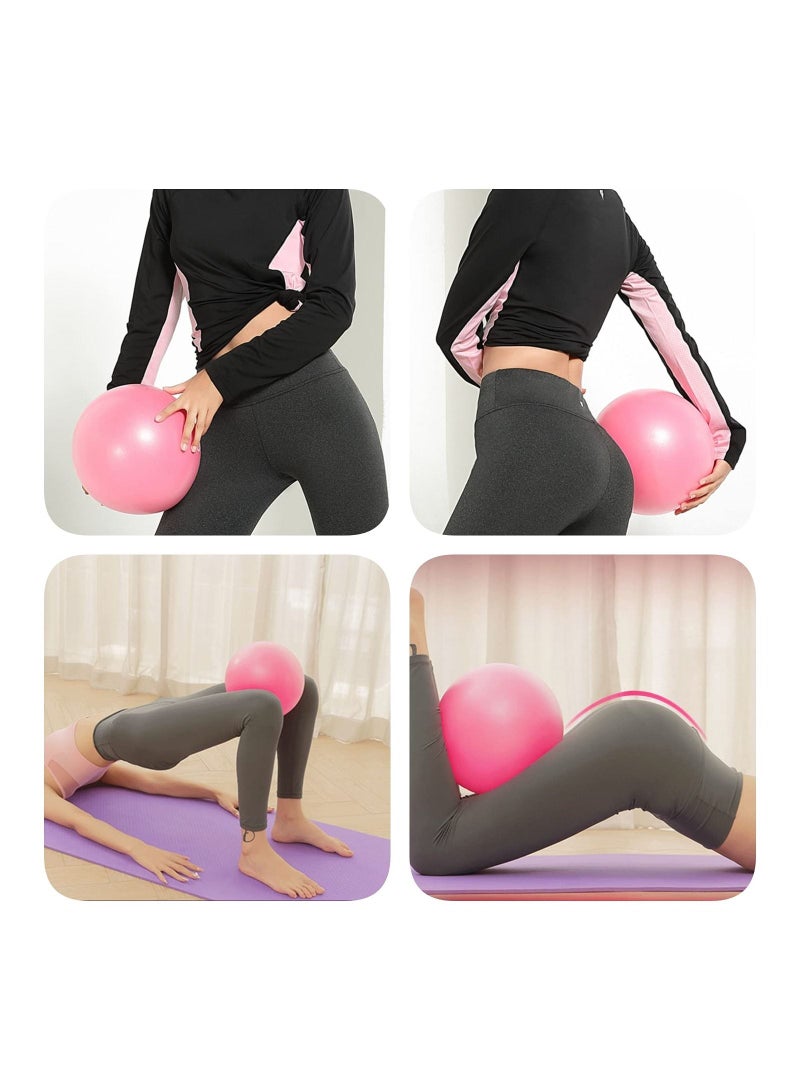 2Pcs Exercise Balls Kit with Hand Pump Mini Fitness Yoga Ball for Pilates Body Balance