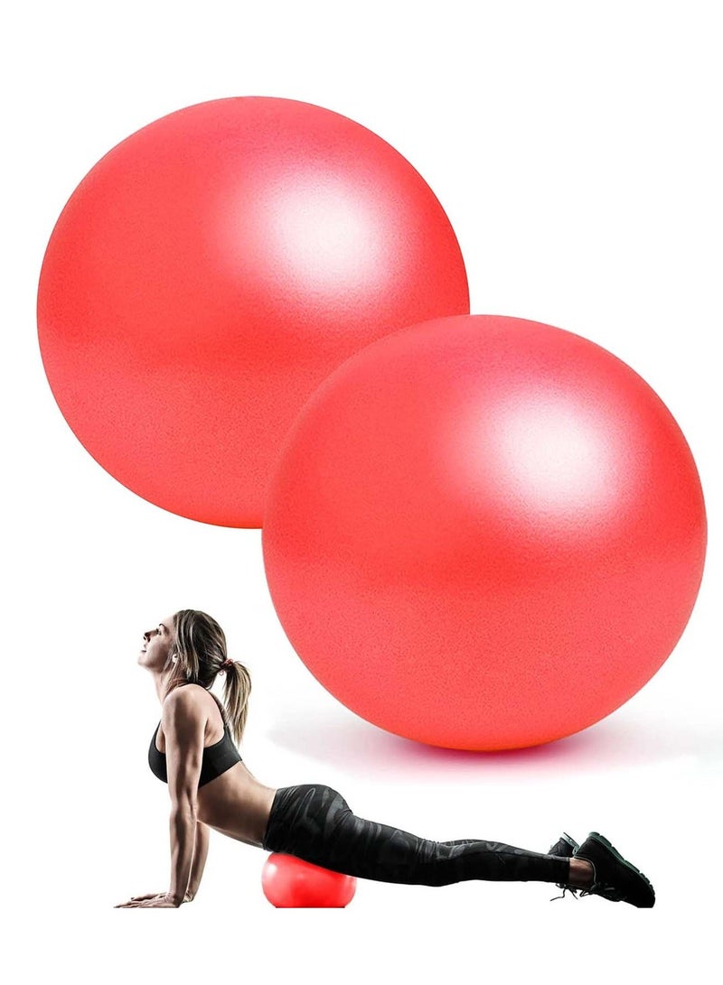 2Pcs Small Pilates Ball Therapy Mini Workout Core 9 Inch Exercise Bender Yoga Training and Physical