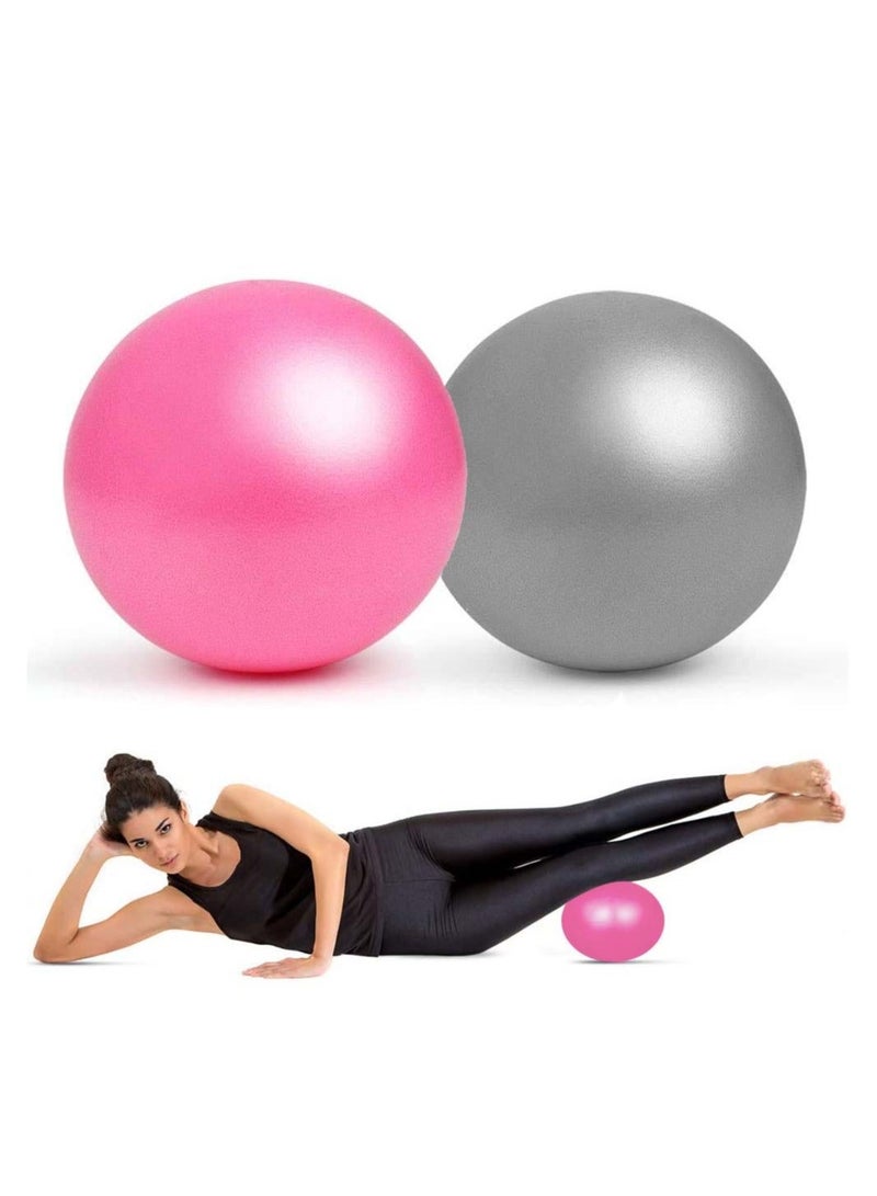 2Pcs Small Pilates Ball Therapy Mini Workout Core 9 Inch Exercise Bender Yoga Training and Physical