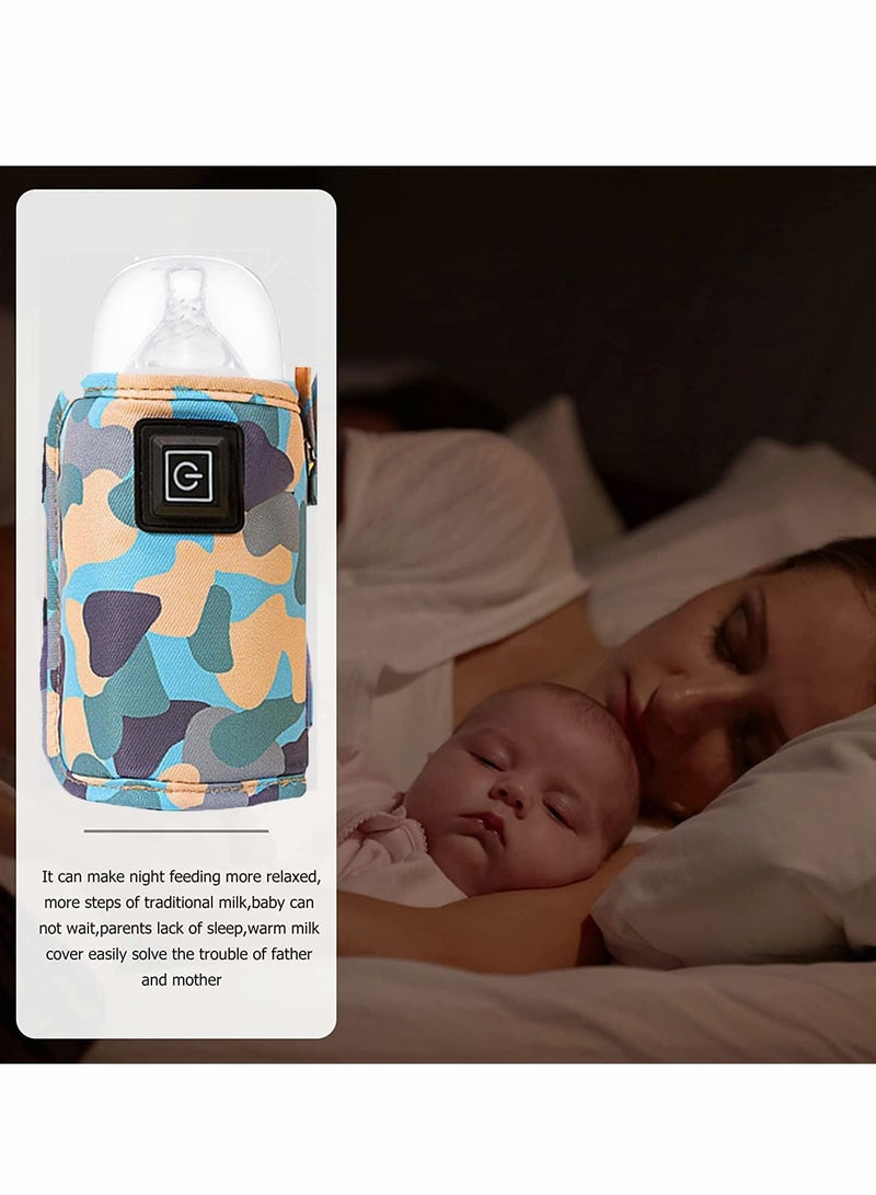 Baby Bottle Warmer Insulation Cover, Portable USB Insulator