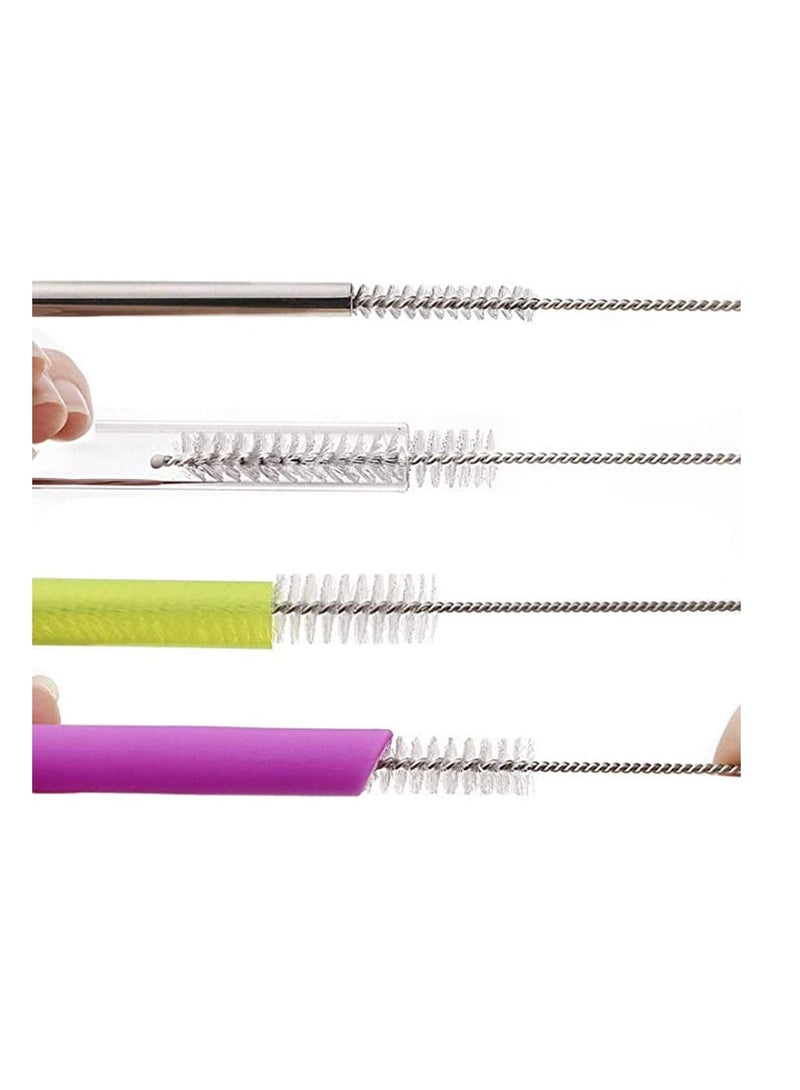 Straw Cleaner Brush Set 8 Piece Long Cleaning for Straws on Tumbler Water Bottle Sippy Cup and Pipes Tubes or Hummingbird Feeders
