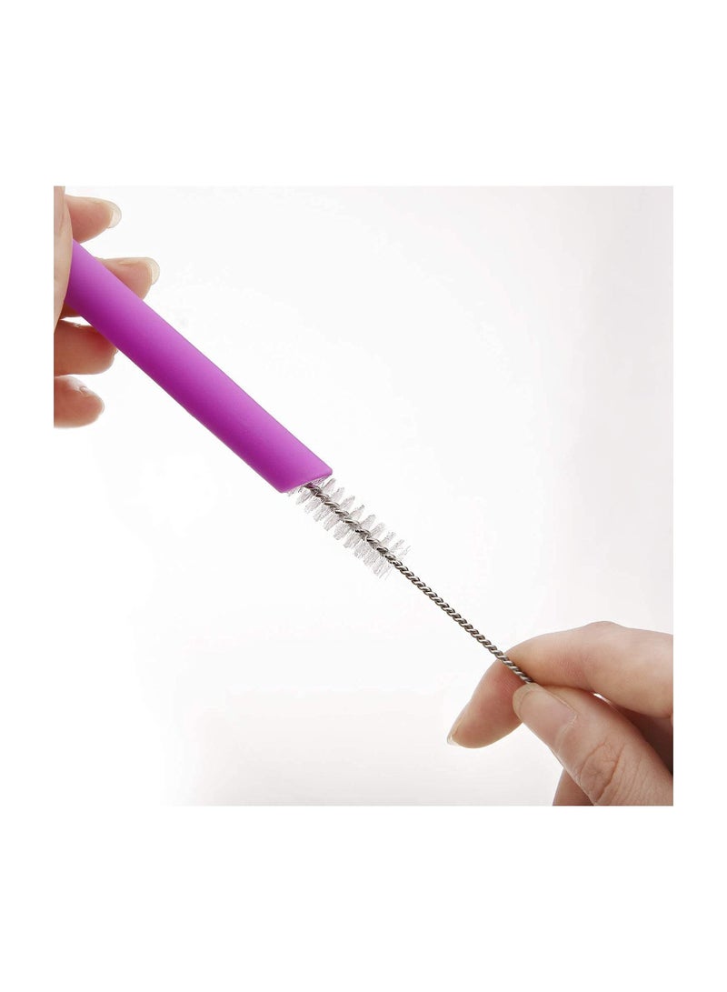 Straw Cleaner Brush Set 8 Piece Long Cleaning for Straws on Tumbler Water Bottle Sippy Cup and Pipes Tubes or Hummingbird Feeders