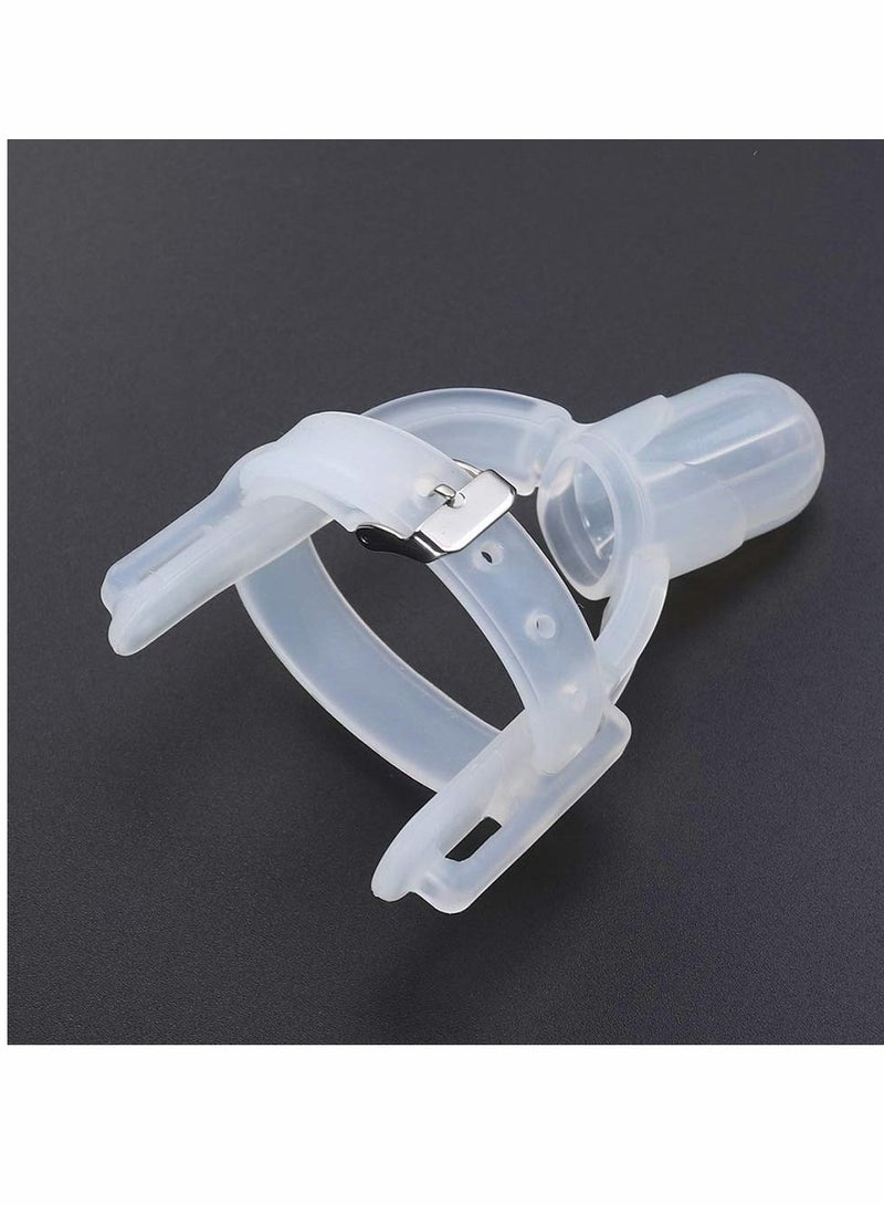 2 pcs Baby Thumb Guard Silicone Finger Protector Adjustable Wearable Anti Bite Cover Forefinger Teether to Stop Infant Babies Sucking